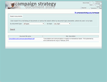 Tablet Screenshot of documents.campaignstrategy.org